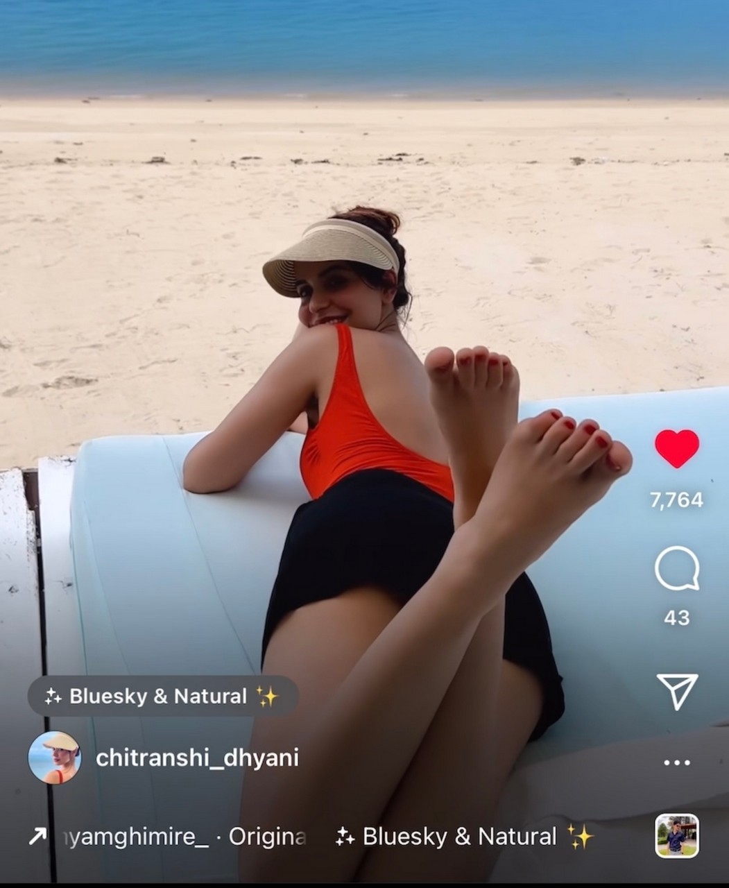 Chitranshi Dhyani Feet